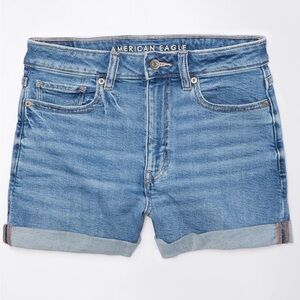 American Eagle Medium Wash Mom Shorts, Size 8
